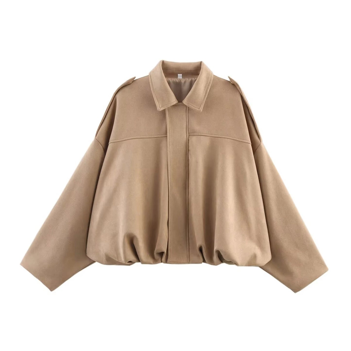 Women's Jackets Coat Fashion Turn-down Collar Long Sleeve Loose Coats Vintage Female Outerwear Chic Street Youth Jackets Tops