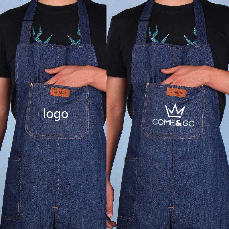 Kitchen Apron For Home Use – Waterproof Thin Design Coffee Shop & Bubble Tea Store Professional Apron High-end Unisex Workwea