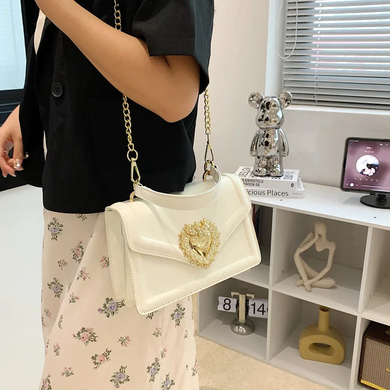 Handbags Women Flap Bag New Simple Small Square Bag Luxury Designer Crossbody Bag Women Shoulder Bag Portable Top-handle Bags