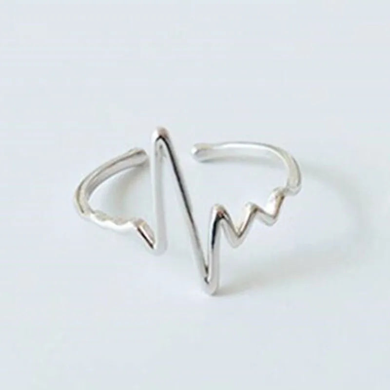 Romantic Love Hug Hand Rings Creative Love Forever Open Finger Rings Adjustable Exquisite Jewelry Ring For Women Party Gift