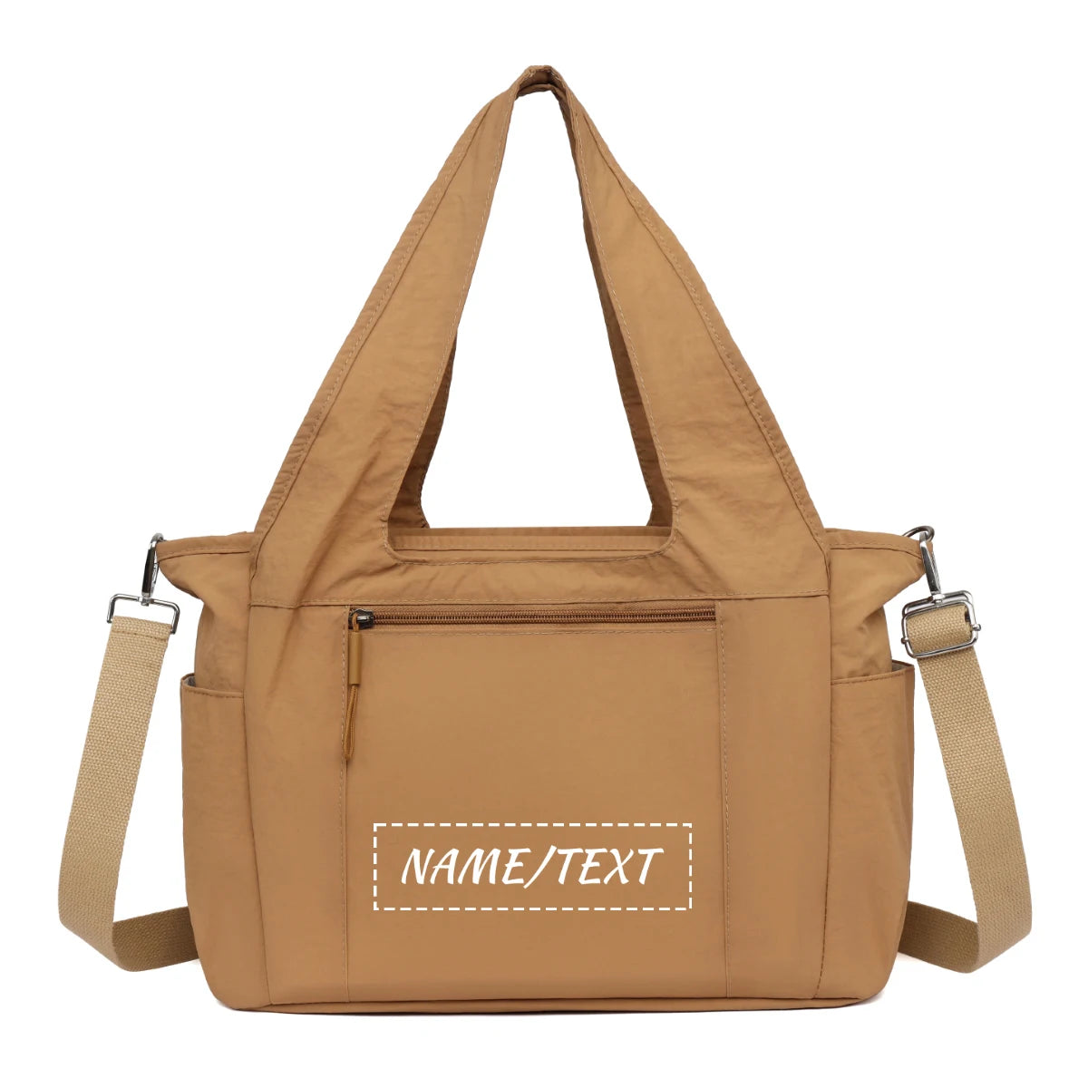High-end logo canvas handbags, large-capacity handbags, commuter shoulder bags, college students' class schoolbags,exclusive di