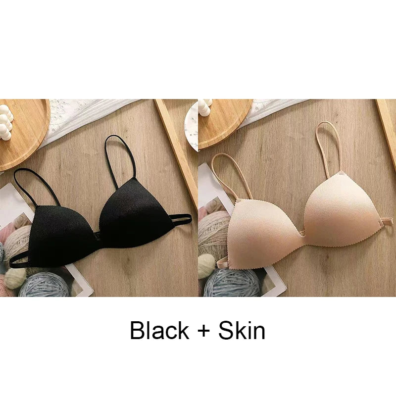 Fashion Women's Bra for Woman Push-up Bras Lingerie Sexy Underwear Set Sports Seamless Clothing Ladies Summer Unwired Intimates