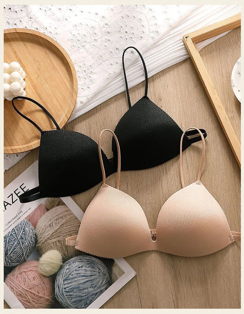 Fashion Women's Bra for Woman Push-up Bras Lingerie Sexy Underwear Set Sports Seamless Clothing Ladies Summer Unwired Intimates