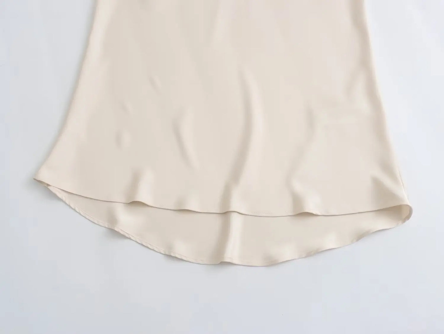 HH Skirts For Women 2024 Summer Solid Satin Sheath Long Skirt Female Show Curve Beach Outfits For Woman Mermaid Skirts