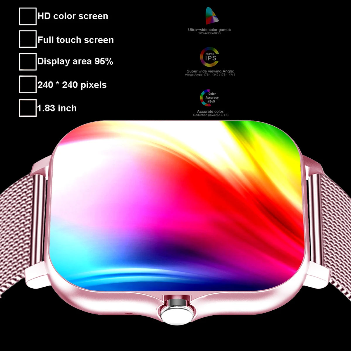 2025 Smart Watch 2.01‘’ Full Touch Amoled BT Call Sport Waterproof Watches Heart Rate Blood Pressure SmartWatch for Men Women