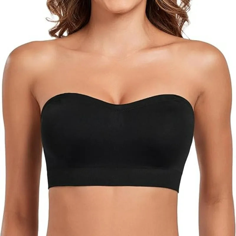 Strapless Bra for Women Spring Summer Breathable Crop Top Female Brassiere Underwear Comfortable Bralette Light Lingerie Bras
