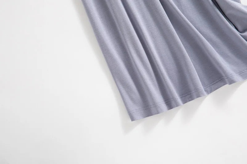 Women's Nightie New Modal Short Sleeve Home Wear Nightdress Casual Chest Pad Comfort Summer Nightgown Female Nightwear Dress