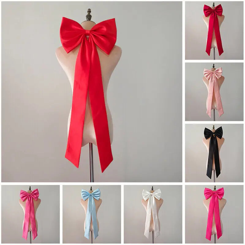 1PC Bride Wedding Bow with Pin Bride Gown Matching Accessorie Detachable Bowknot DIY Handmade Bowknot Dress Accessories
