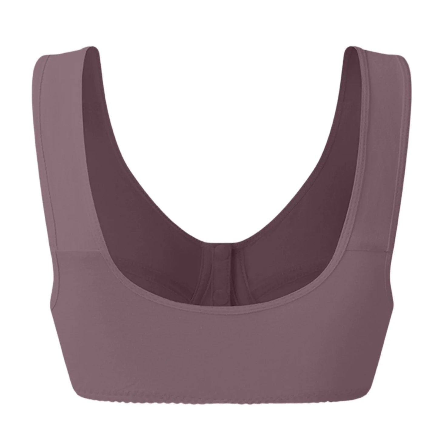 Women'S Front-Clasp Bra Lace Print Vest Design Comfortable Without Underwire Suitable Daily Wear All Season Everyday Home Scenes