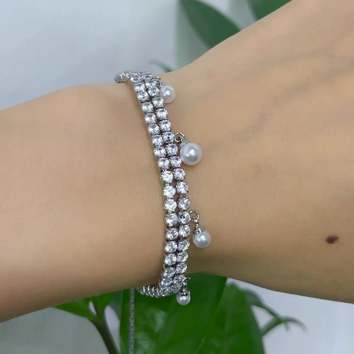 Bracelet High Quality New Sales Trend Jewelry Original Luxury Brand Shiny Cut Christmas Birthday Party Engagement Gift for Women