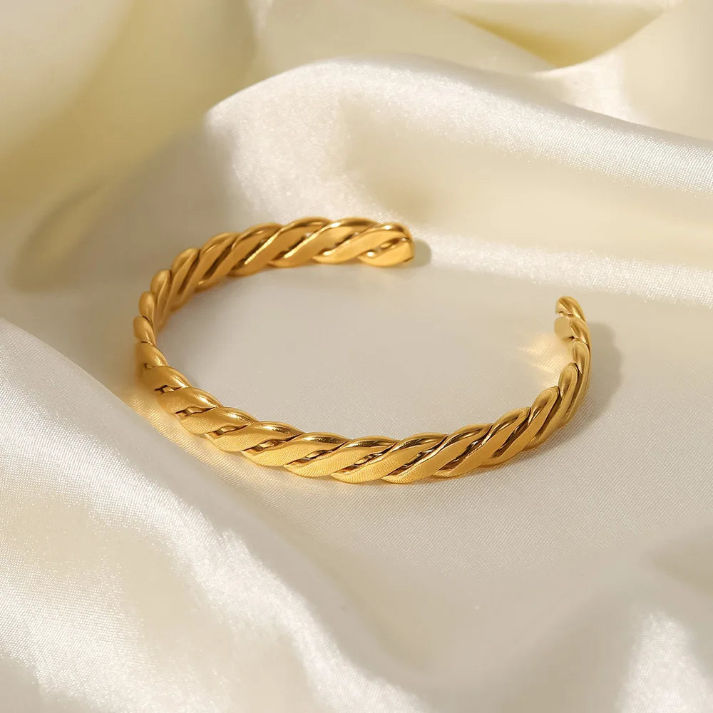 Fashion Punk Cuff Bangles For Women Dainty Zircon Inlaid Bohemia Indian Bracelets & Bangles Women's Female Cute Ladies Jewelry