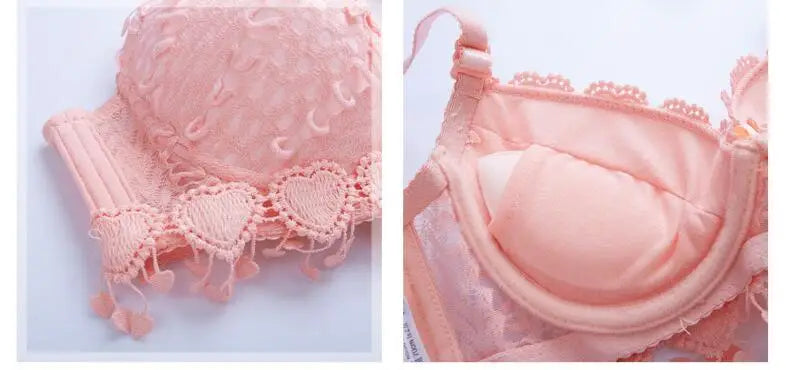 Women Sexy Bra Soft Lace Adjustable Straps Push Up Brassiere Underwire Lingerie Padded Top ropa de mujer brasieres para mujer