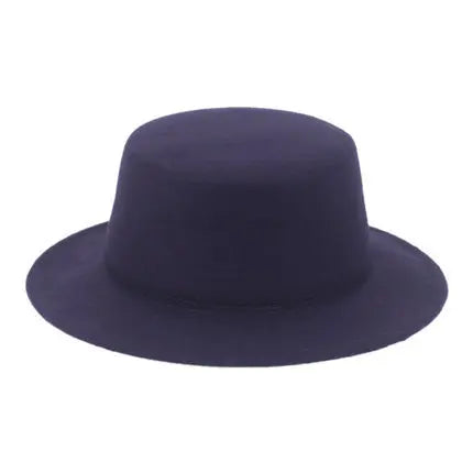 Hats for Women Men Luxury Fedora Hat Panama Wide Brim Autumn Winter Sunhat Wedding Flat Top Cap Elegant Ladies Bowler Hats