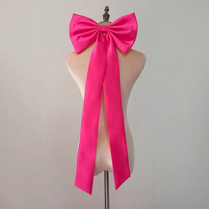 1PC Bride Wedding Bow with Pin Bride Gown Matching Accessorie Detachable Bowknot DIY Handmade Bowknot Dress Accessories
