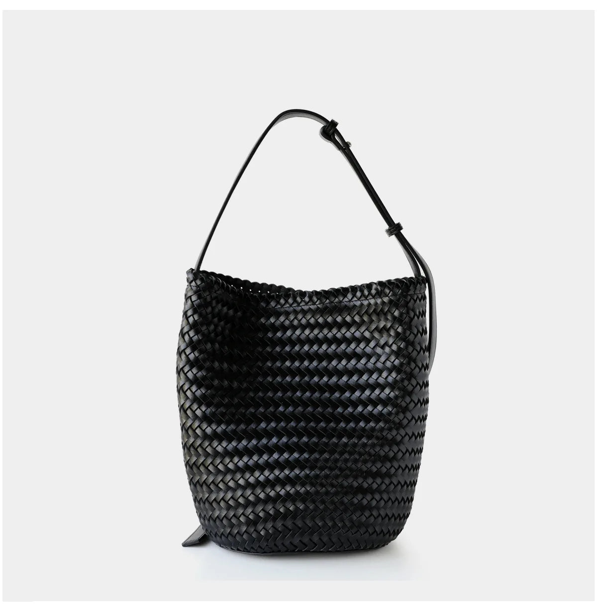 Motingsome Handwoven Bag Women's Bucket Luxury Designer Bags Niche Casual Bucket Bag Handmade French Retro Shulder Purse 2025