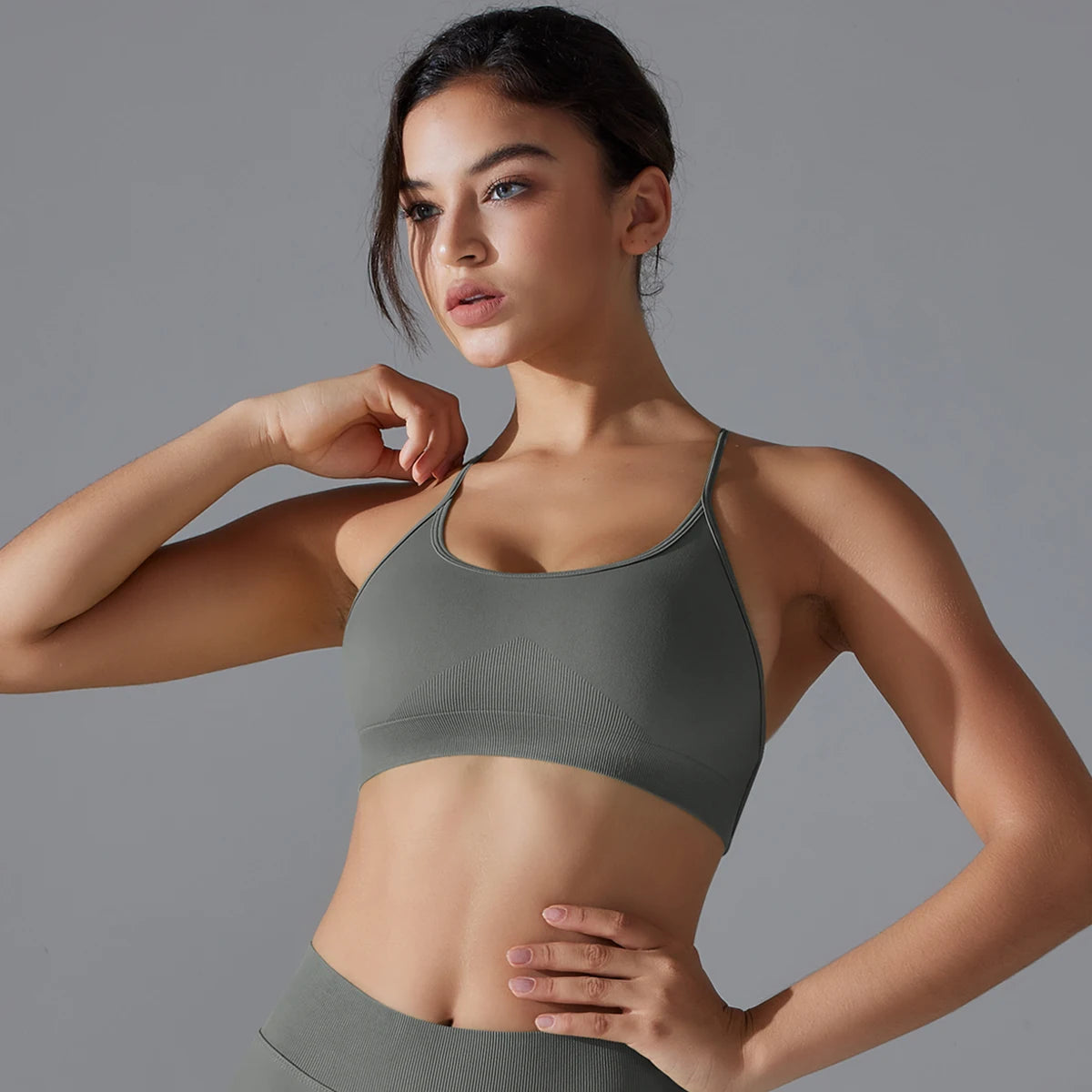 Women Sports Bra Yoga Bra Sexy Back Cross Sports Bra Gym Top Fitness Running Bra Workout Underwear Running Gym Padded Bralette