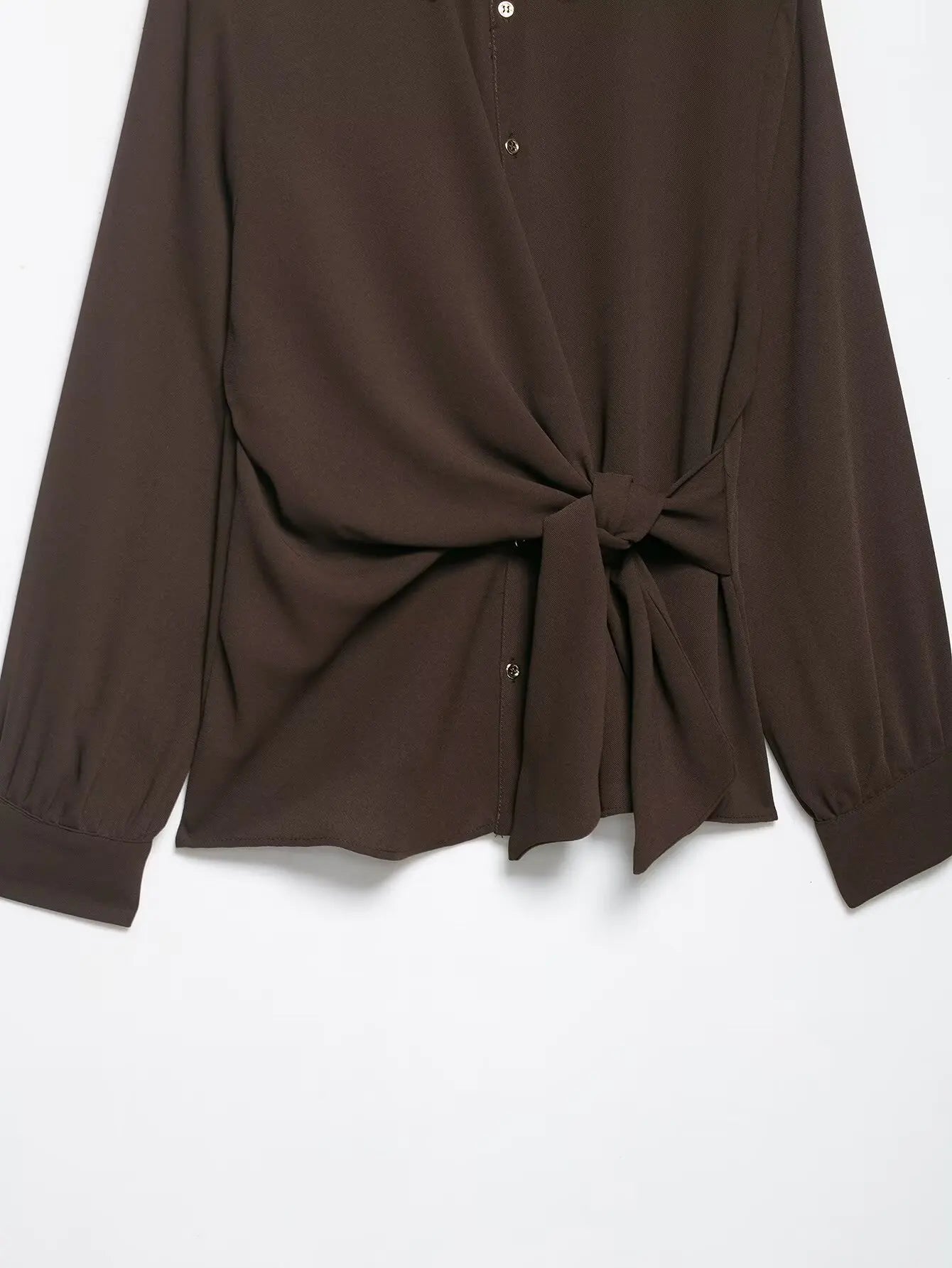 Women's Casual Suit Women Shirts Top+ Wide Leg Pants Two Pieces Sets For Women Long Sleeve Shirts Elastic Waist Trousers Suit