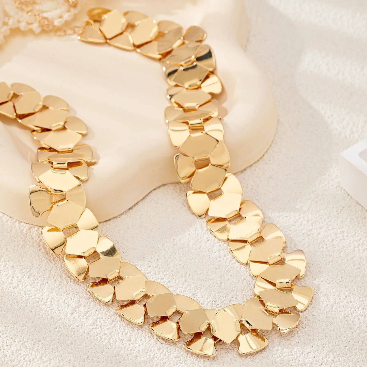 Necklace For Women Girls Exaggerated Personality Hip Hop Splicing Simple Style Fashion Jewelry Party Gift OL Holiday CN066