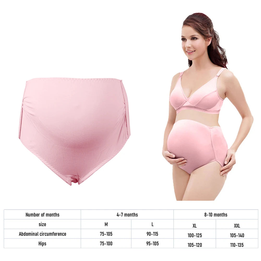 Maternity Underwear,High Waist Panties,Belly Support Pregnant Women Knickers Breathable Pregnancy Ladies Sleep Intimates Clothes