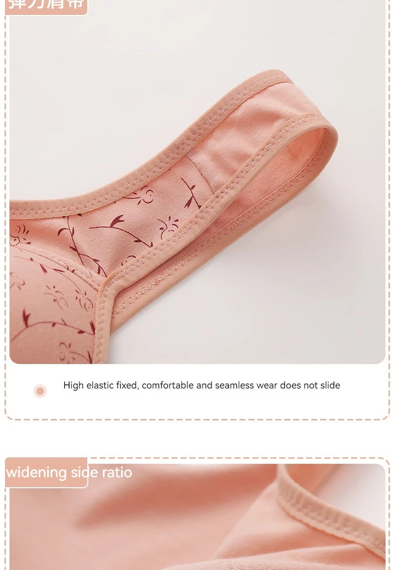 New Style Front-Buckled Mother's Bra For Women Large Size Thin Version No Steel Circle Vest-Style Bra Cover