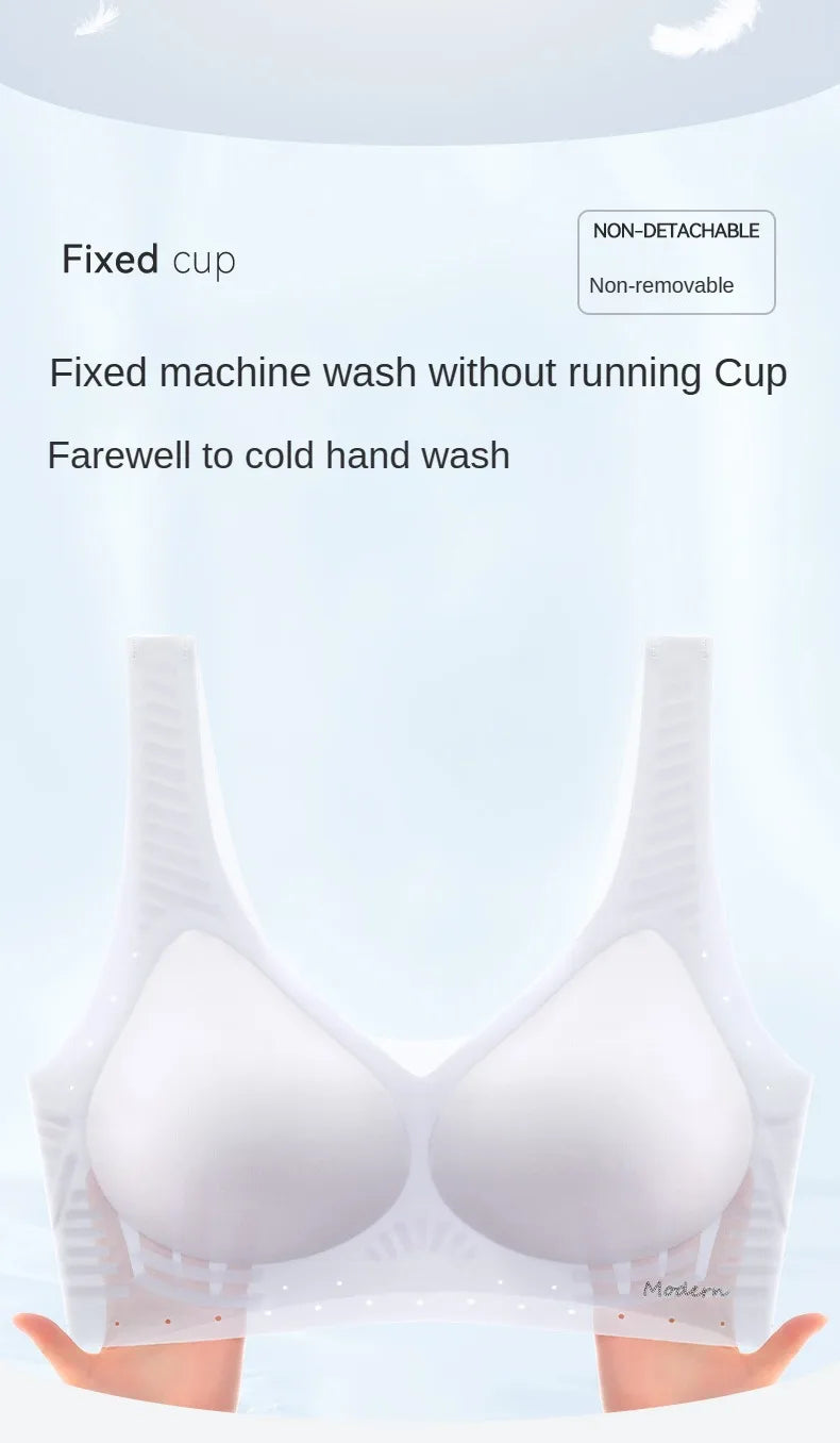 Vest Unwired Bra for Women Beautiful Back Push Up Bra Comfortable Soft Sexy Bras Thin Female Underwear Seamless Push-up Sports