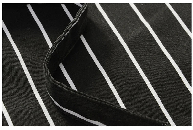 Catering Kitchen Apron for Women/Men With Pockets Work Mandil Cleaning Pinafore Restaurant  Chef Apron Shop Waiter Work Uniform
