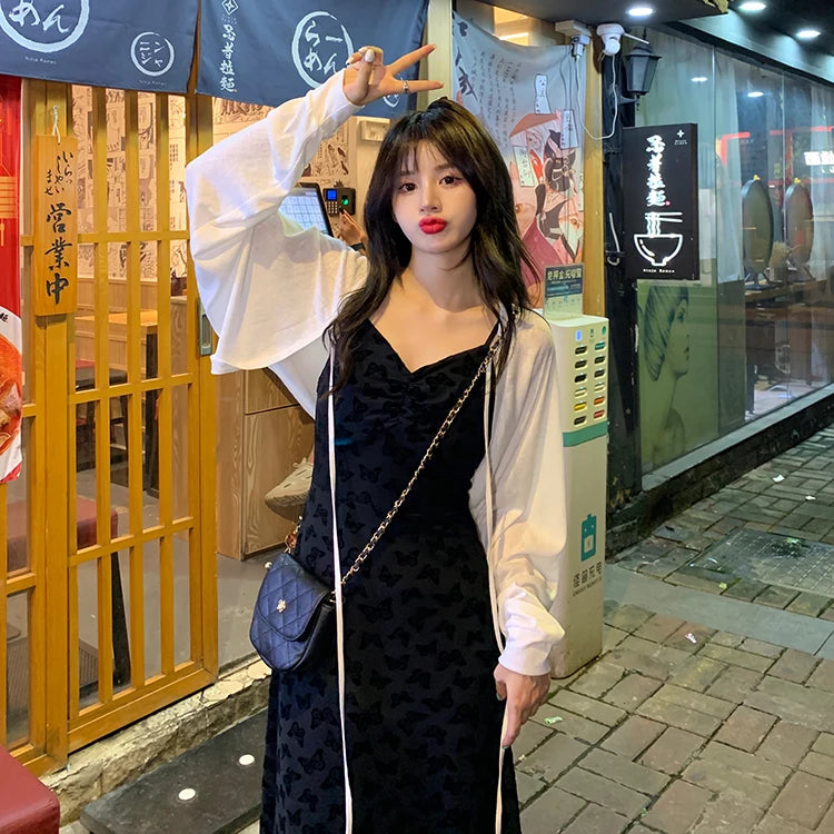 Sweater Cardigan Women Summer Thin All-match Sun-proof Lace-up Simple Fashion Street Wear Vacation Popular Casual Vintage Chic