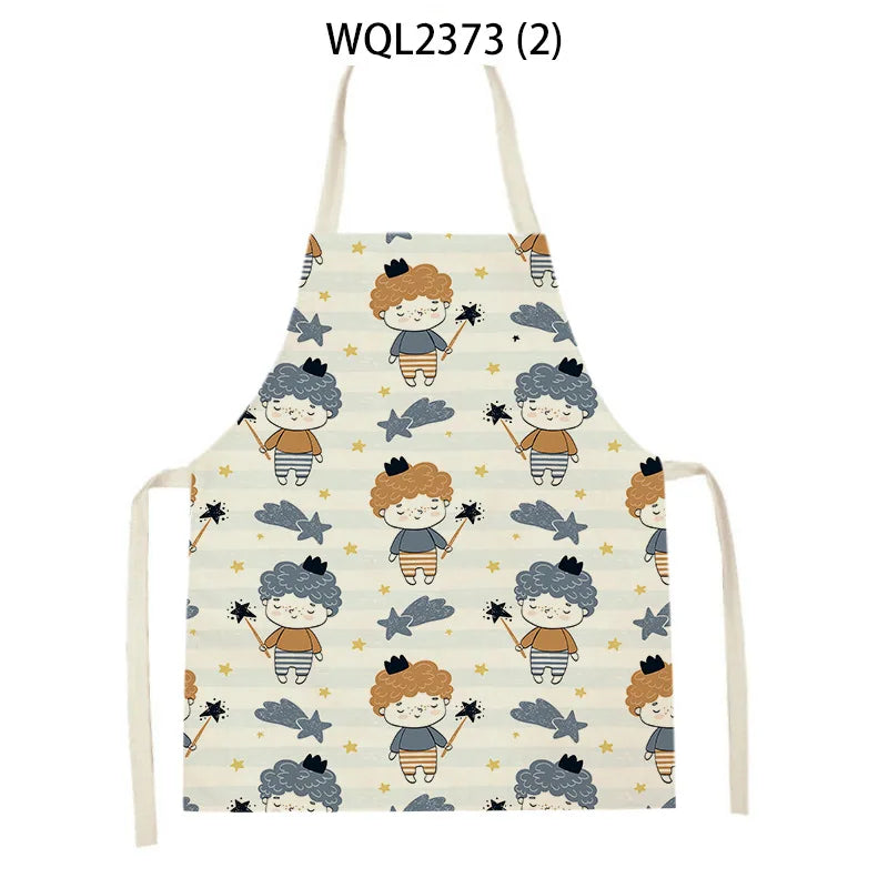 Apron Kid Apron Kitchen Household Item Animal Cartoon Apron Adult Hair Apron 55-68cm Apron Custom Logo Kitchen Supplie Tablier