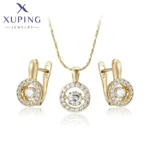 Xuping Jewelry Fashion Charm Mixed Rings Group Popular Rings for Women Gold Plated Party WeddingGift