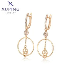 Xuping Jewelry Fashion Charm Mixed Rings Group Popular Rings for Women Gold Plated Party WeddingGift
