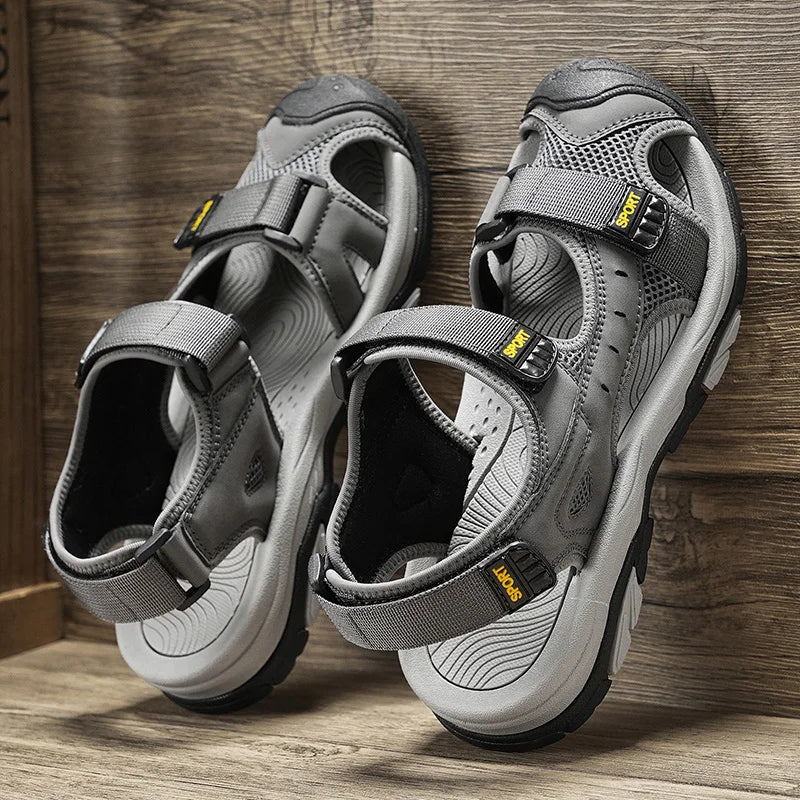 Baotou beach shoes, sandals, trendy shoes, sports outdoor slippers, versatile, non-slip and wear-resistant