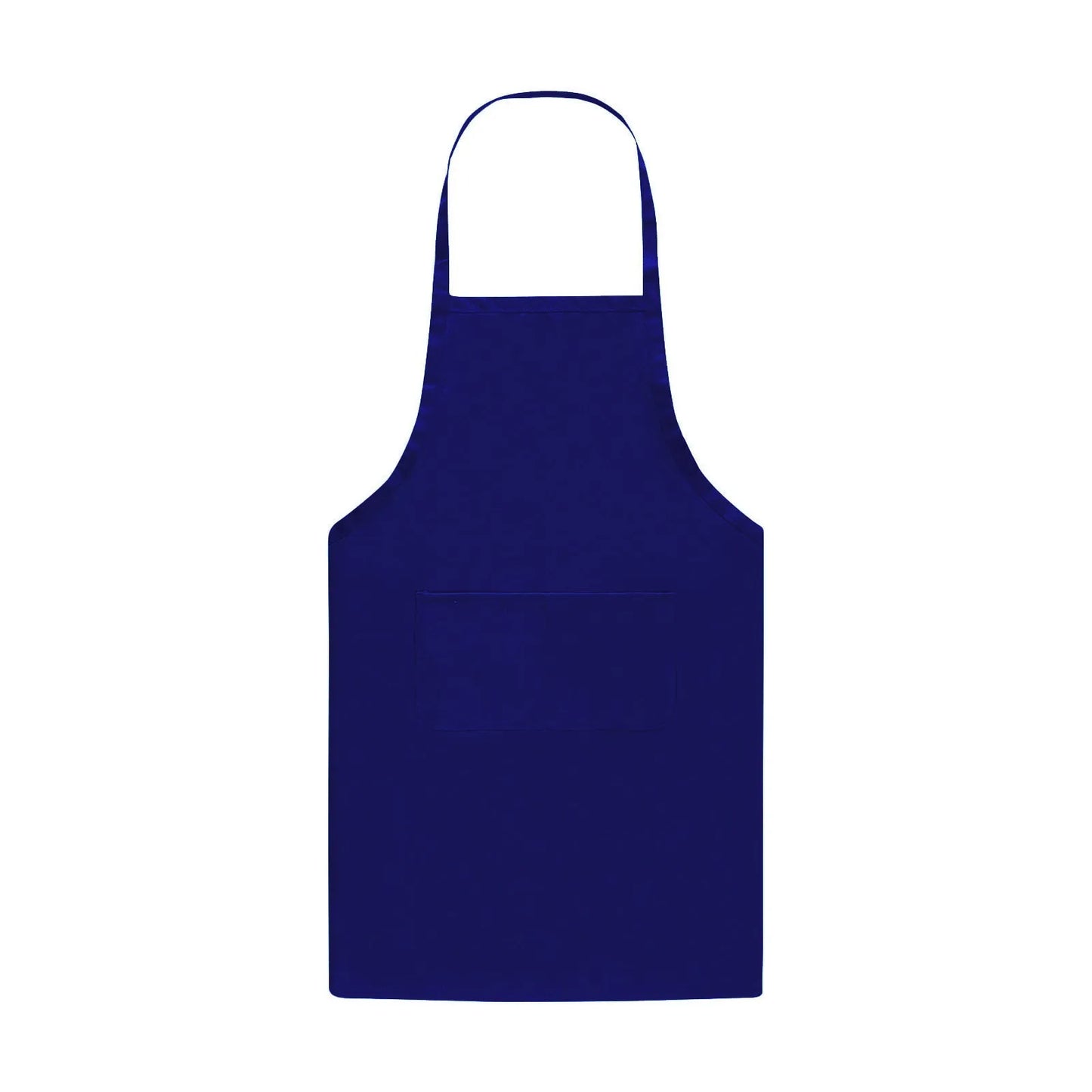 Men Women Plain Apron with Double Pockets Waterproof Cooking Aprons Chef Waiter Barbecue Hairdresser Apron Kitchen Supplies