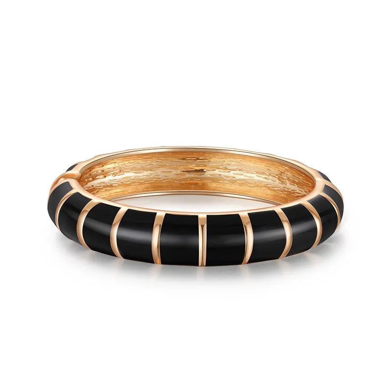 Multicolor Enamel Metal Bangles For Women New Designed Fashion Trendy Jewelry Accessories Gifts Bohemia Fancy Styles Bijoux