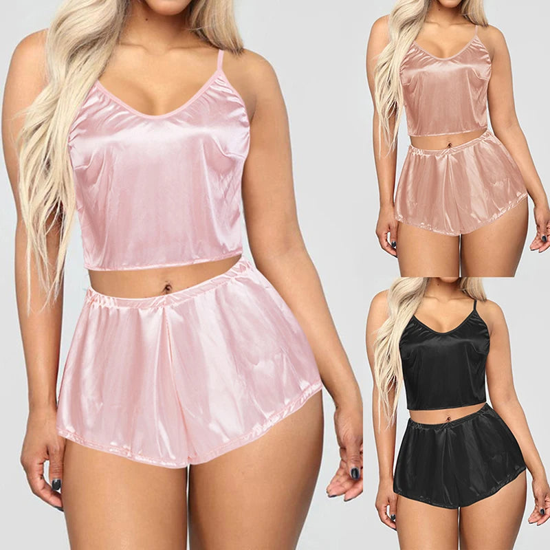 Women's Pajamas Sleepwear Home Clothes Wear for Women Sleep Nightwear Sexy Lingerie 2021 Nightie with Shorts Underwear Nightgown