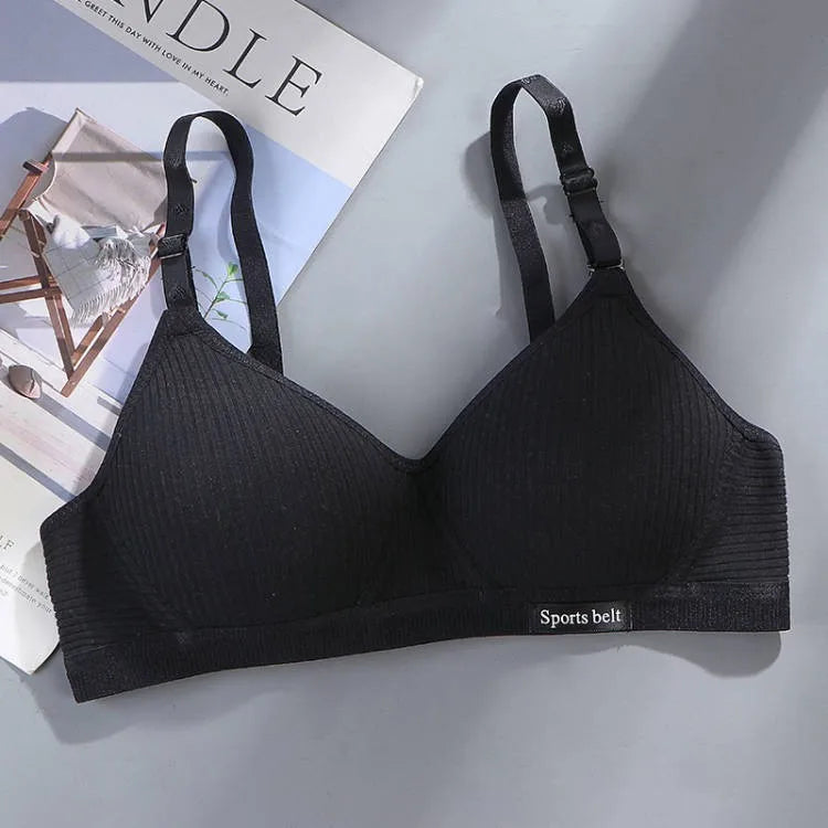 Womens Classic Pure Color Push Up Bras Fashion Adjustable Straps Full Coverage Thin Soft and Comfy Underwear