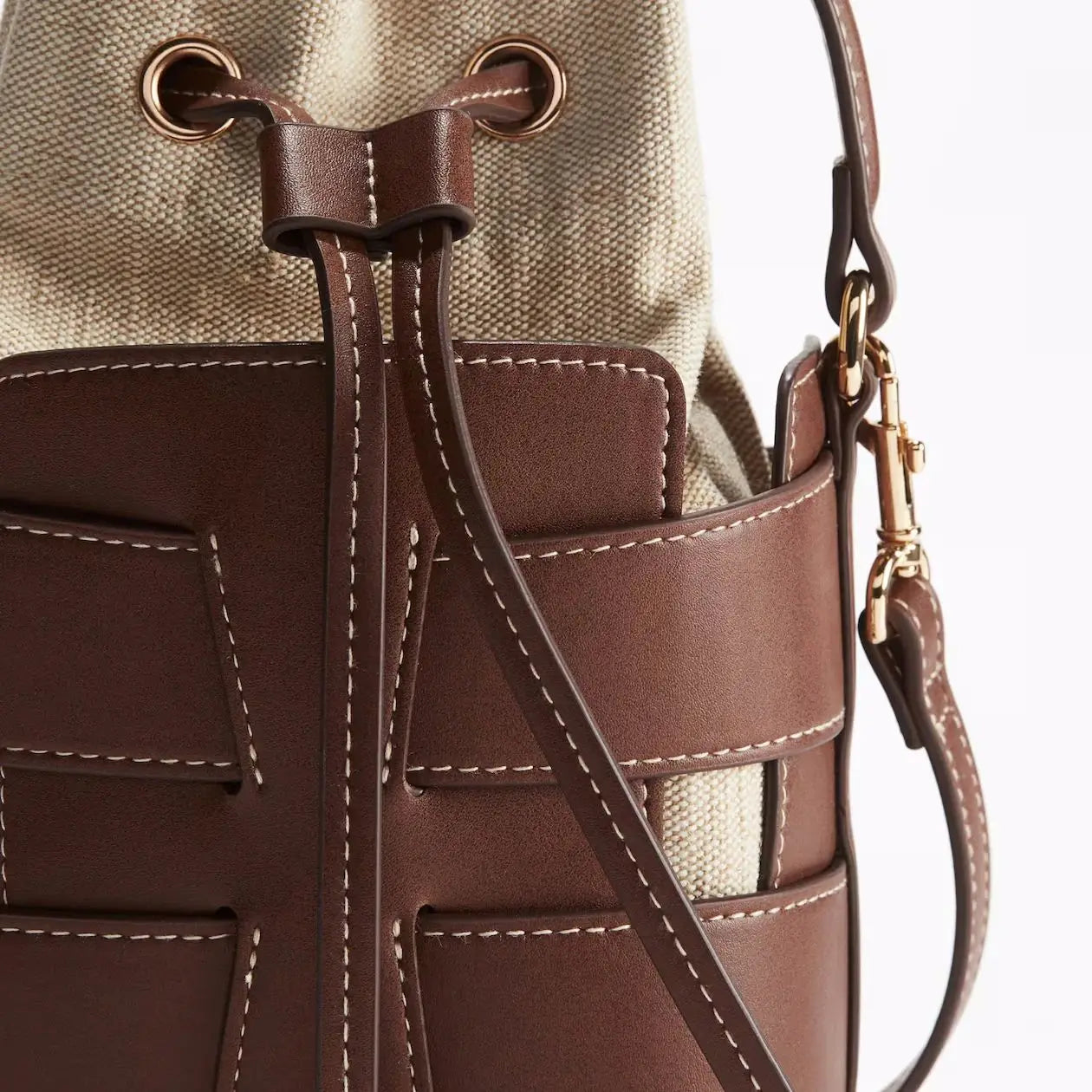 Fashionable Crossbody Bucket Bag, Luxury Design Hollow Out Handbags, Women's Leisure Outdoor Small Shoulder Handbags