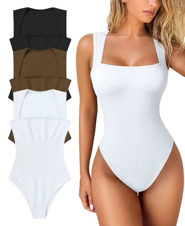 Women's Sexy Sleeveless Jumpsuit With Slimming High Elasticity Abdominal Compression Hip Lifting Slim Fit Jumpsuit Bodysuit