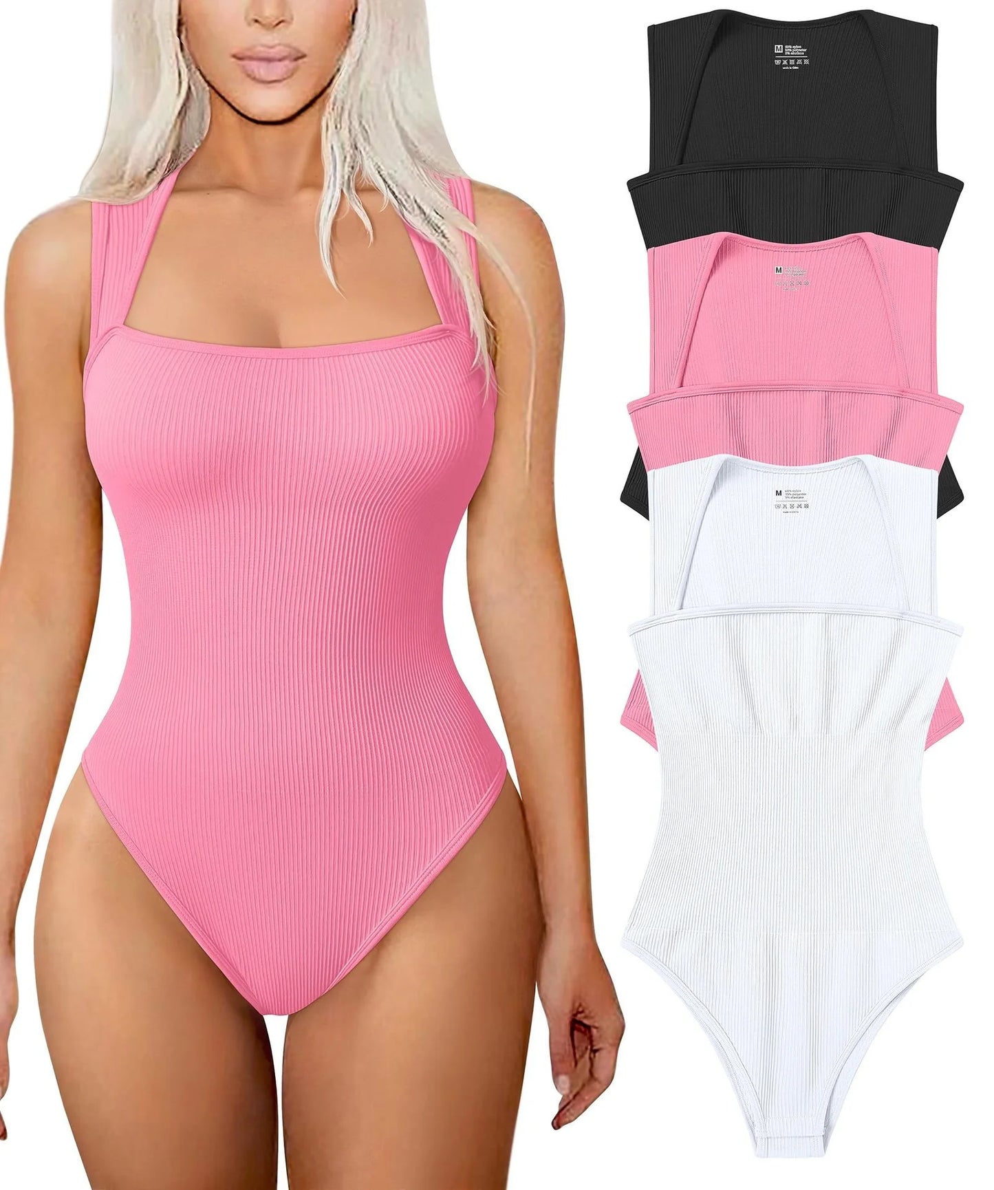 Women's Sexy Sleeveless Jumpsuit With Slimming High Elasticity Abdominal Compression Hip Lifting Slim Fit Jumpsuit Bodysuit
