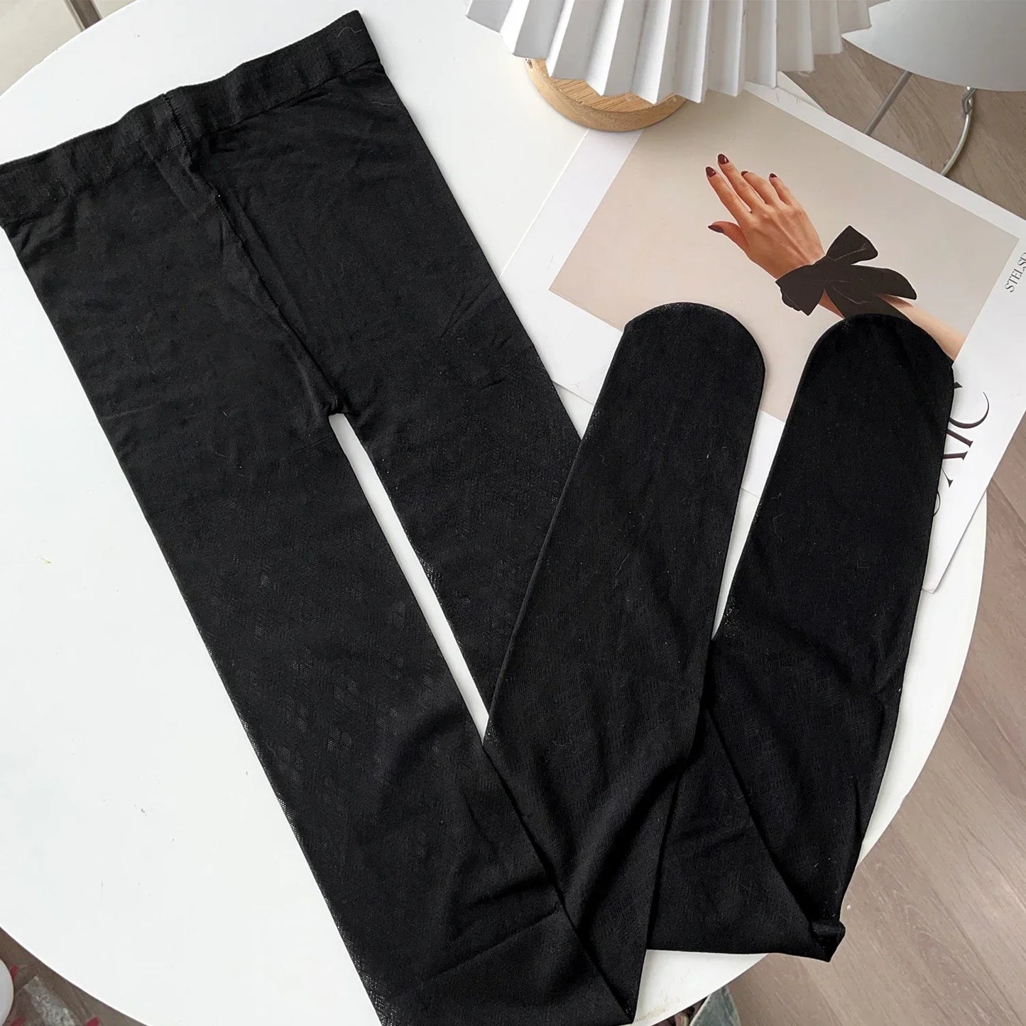 Sexy Black Houndstooth Stockings Lingeries for Women Girls Tights High NightClub Party Gift Women Pantyhose
