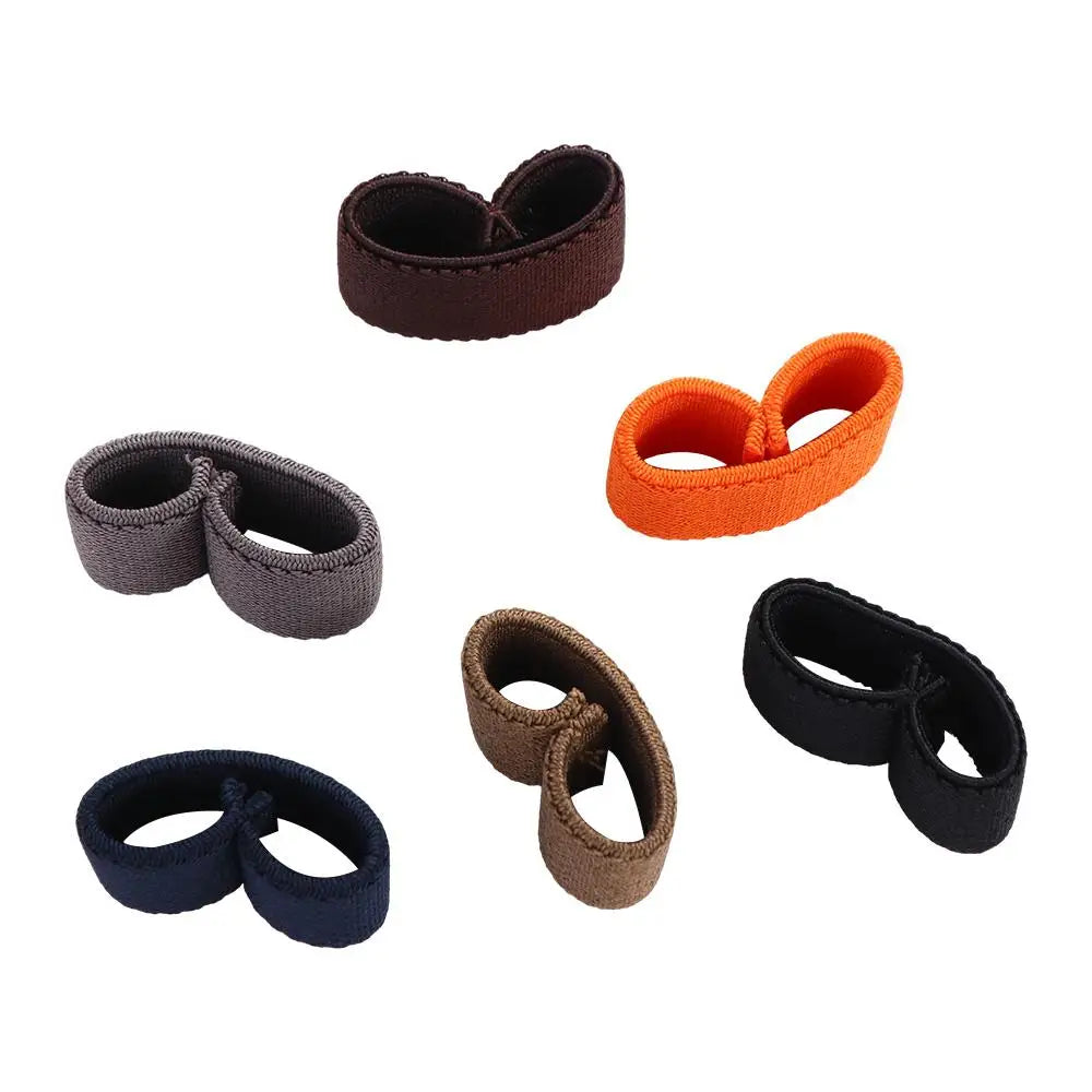 Belt Ring Elastic Web Belt Loop DIY Leather Craft Belt Elastic Ring New Thickened Belt Loop Elastic Buckle Fixed Trouser Belt