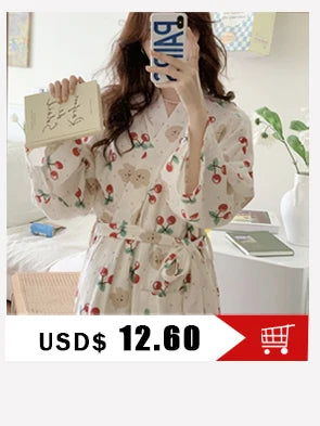 Sleepwear Women Nightwear Women's Sweet New Summer Long-sleeved Sexy Lace Home Clothes Night Gown Sleep Dress
