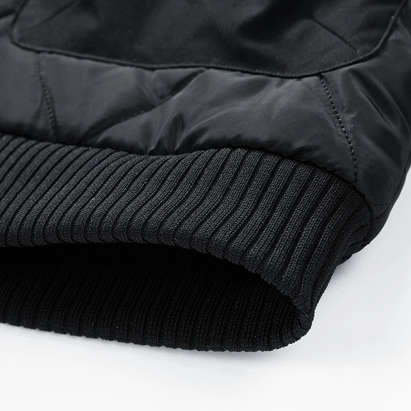 Winter Jacket Men Autumn Coats Fashion Casual Warm Cargo Bomber Jackets Baseball Puffer Jacket High Street Outwear Clothing Top