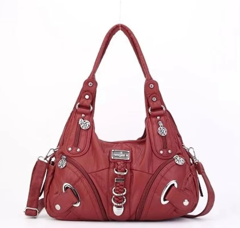 Women Handbags Fashion Shoulder Bag Large Tote Top-handle Shopping Pack Multifunctional Satchel Lady Hobos  Big Purse