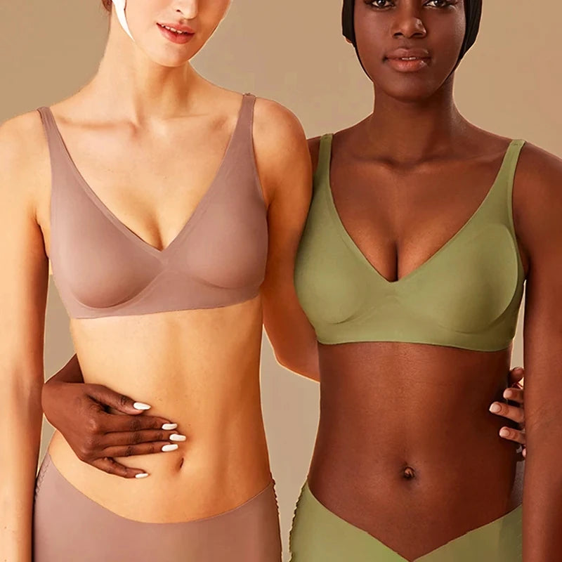 Sexy Bras For Women Seamless Women's Bra No Wire Push Up Brassiere Underwear Breathable Soft Thin Female Intimates  Lingerie