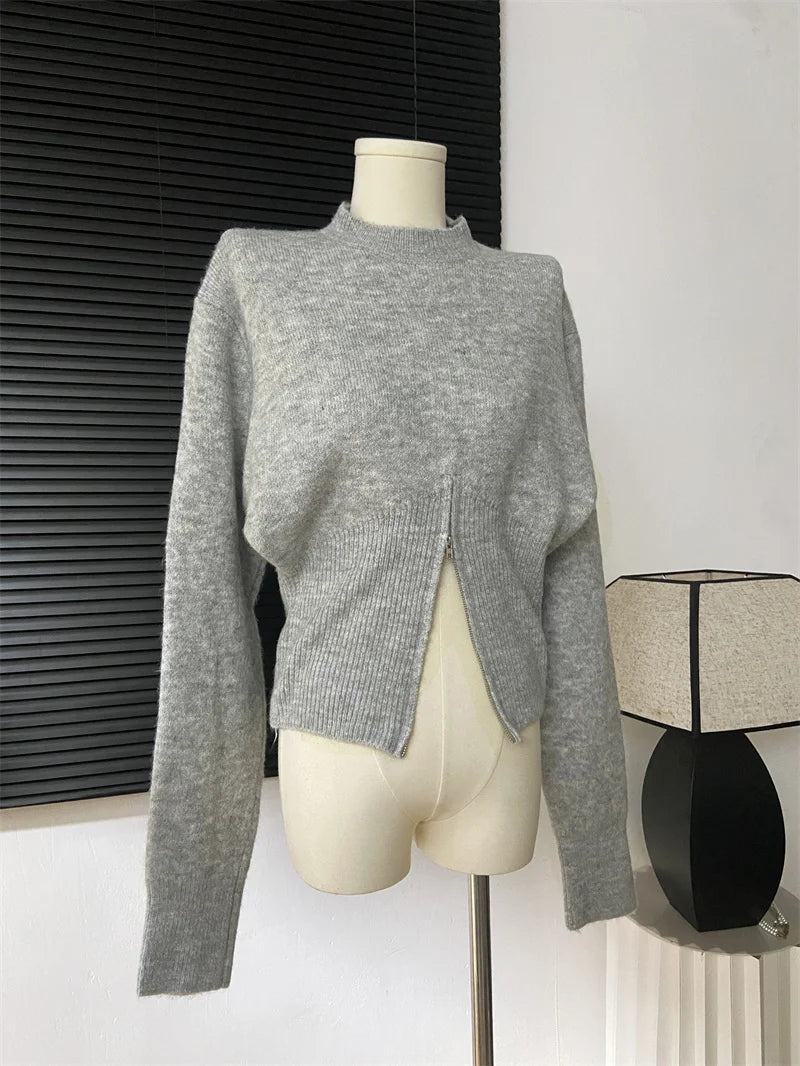 Sweater Women Winter Pullover Girls Sweater Oversize Knitting Tops Vintage Long Sleeve Fall Female Knitted Outerwear Warm Pull