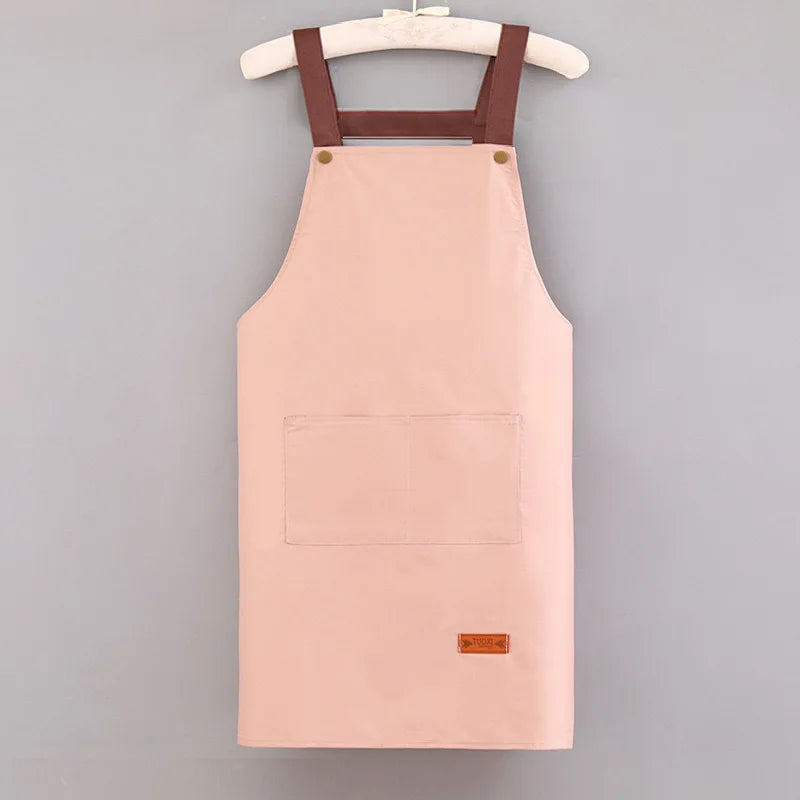 Kitchen Waterproof And Oil-resistant Apron, Work Uniform For Both Men And Women In The Catering Industry, Customizable Logo Prin
