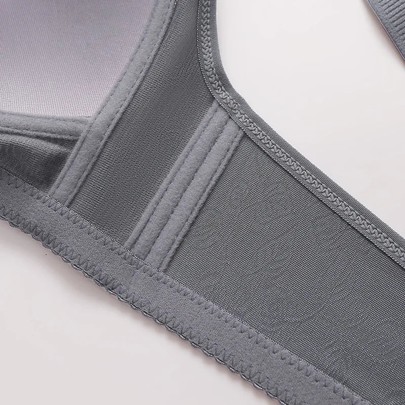 New Bra Women Comfortable Breathable Large Size Underwear 36-50 B C Cup Without Steel Ring Push up Brassiere Lady Lingerie