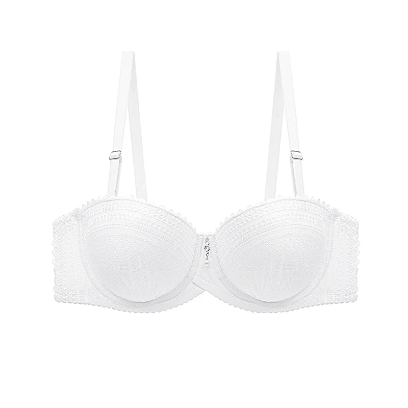 New 2022 Bras for Women Half Cup Push Up Bra Sexy Lace Underwear Women 80 85 90 95BC Female Push Up Bra Brasieres Lingerie