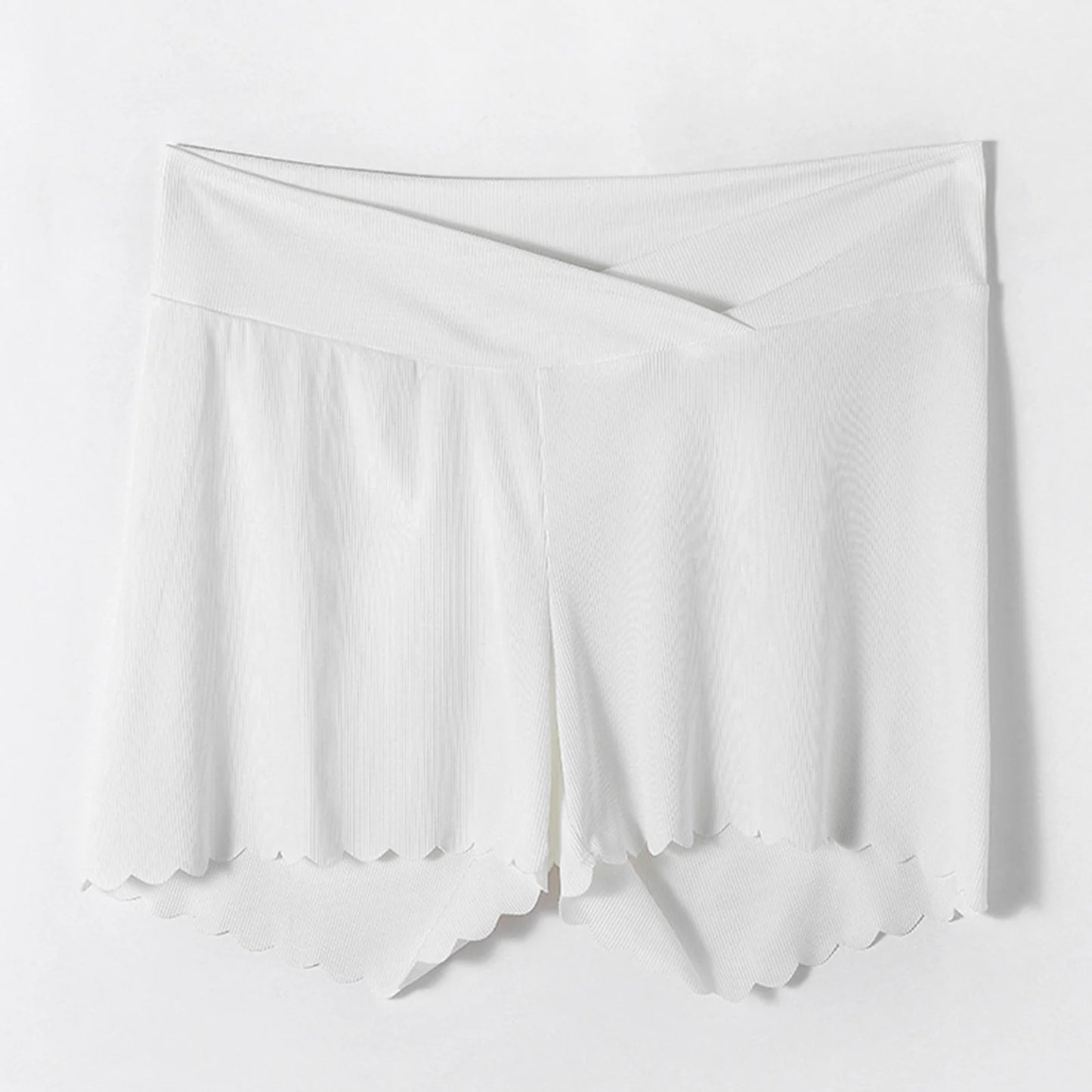 Maternity Summer Thin Low Waist Shorts Dress Skirt Leggings Anti-emptied Safety Pants Pregnant Women Solid Color Underwear