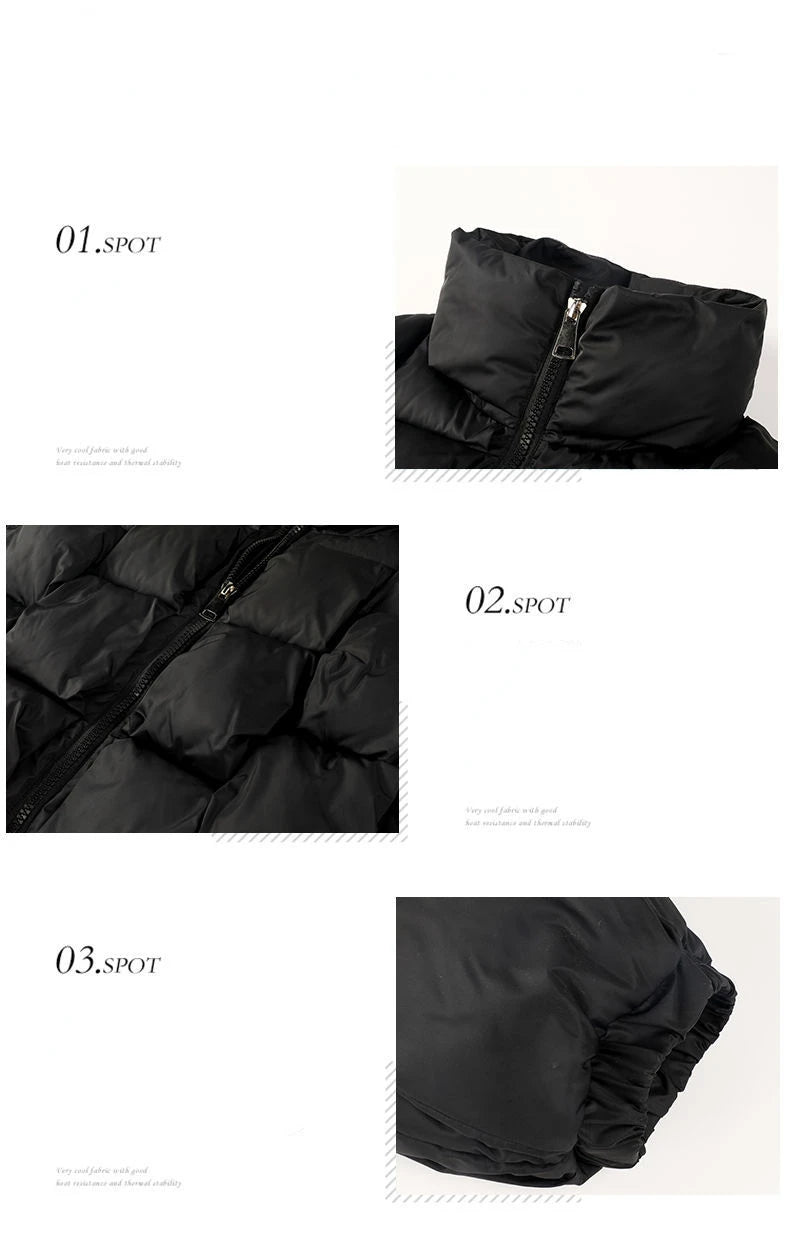Winter Jackets for Women 2025 Thick Warm Loose Fashion Quilted Jacket Women Interchange Design High Street Green Winter Coat
